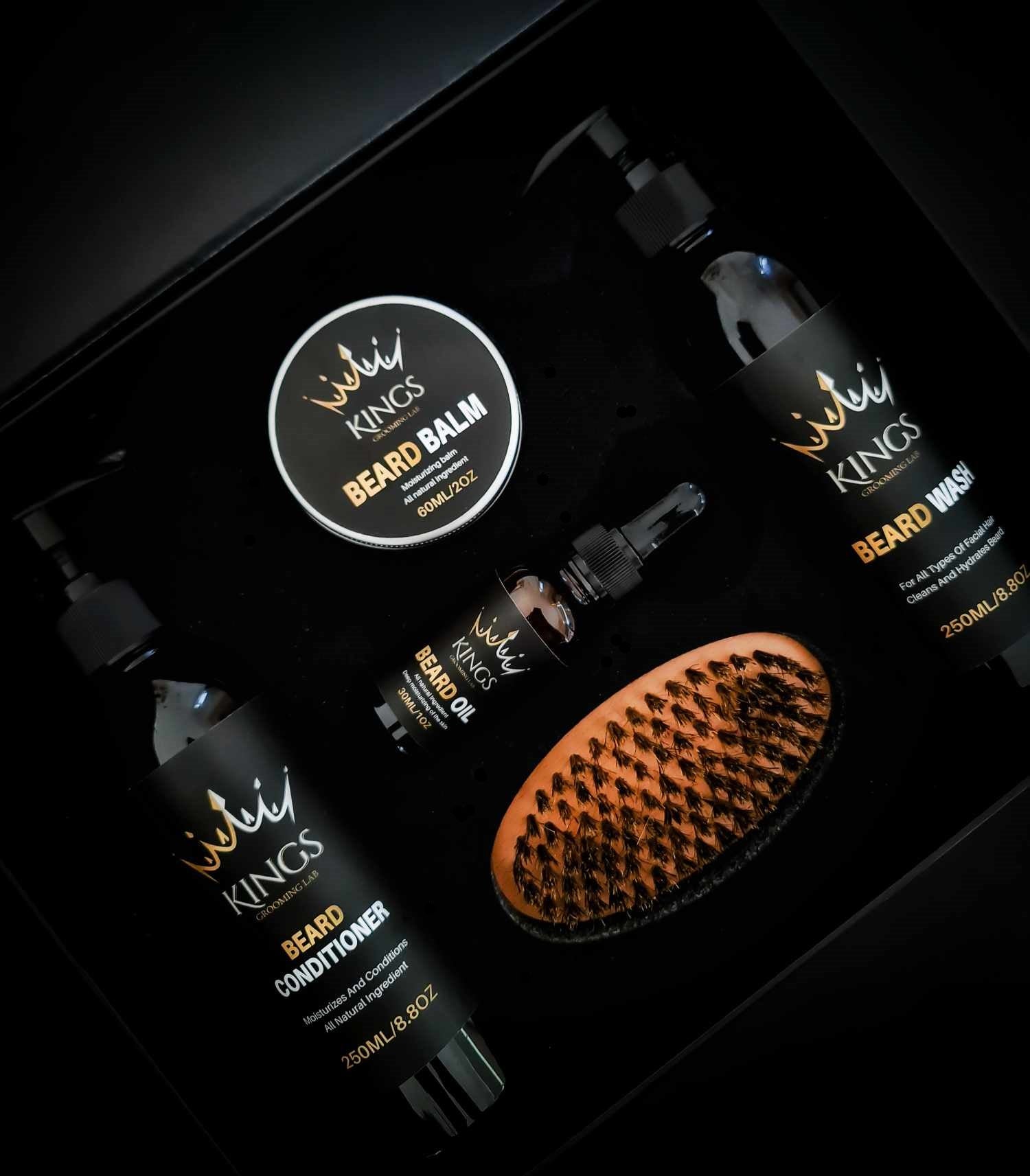 5 Piece Beard Grooming Box Set